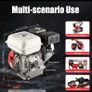 7.5HP OHV 4-Stroke Gas Engine 212CC Air-Cooled High Power Low Fuel Consumption Durable Black Engine for Generators &Go-Karts Image 3