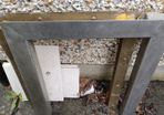 STAINLESS STEEL Fireplace Surround Frame