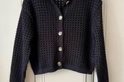 H&amp;M crochet cardigan 8/10 uk