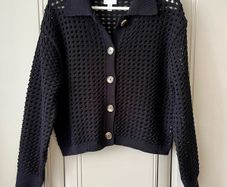 H&M crochet cardigan 8/10 uk