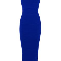 Karen Millen cobalt blue knitted dress
