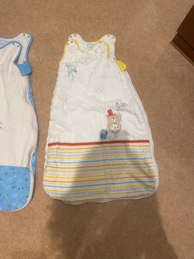 2 grobags grow bags sleepsuits