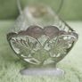Vintage Silver Plate Serving Dish, Serving Tong and  Napkin Rings Image 6