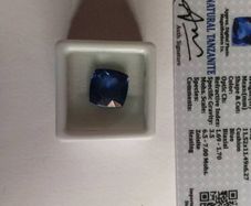 Tanzanite gem stone Lab grown 9.42carat
