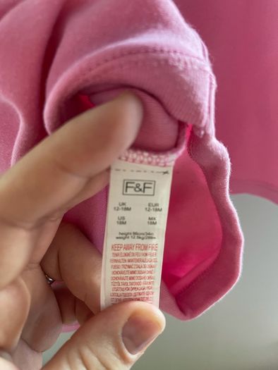 F&F GIRL top 12-18 months