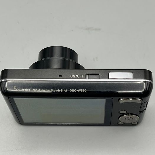 Sony DSC-W570 16.1MP Digital Camera Black - Full Kit