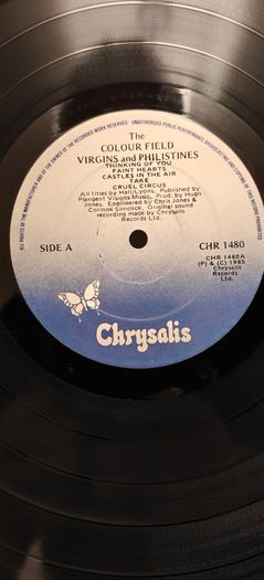 The Colourfield Translucent Irish Pressing Of Virgins and Philistines