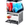 NEW  Commercial Frozen Drink Maker, 15Lx2 Double Tank Slushy Machine, 120 Cups Stainless Steel Margarita Smoothie Frozen Drink Machine, Slushie Maker for Home Party Restaurants Cafe Bars Image 6