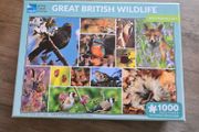 Great British Wildlife 1000 Piece Jigsaw Puzzle