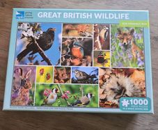 Great British Wildlife 1000 Piece Jigsaw Puzzle