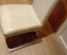 white lounge/Dining chair