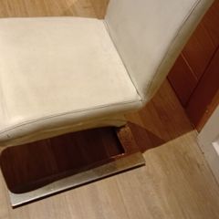 white lounge/Dining chair