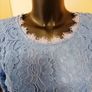 Women's Blouse Top Blue Lace NWT SIZE 14 Image 2