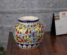 Handmade and Hand Painted Large Ceramic Planter or Pot| Warehouse Clearance | Massive Discount | Bargain prices