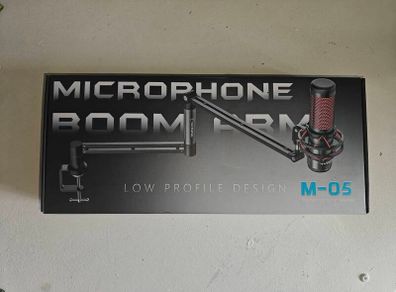 Low Profile Microphone Boom Arm - Perfect Condition