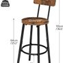 Bar Stools Set of 2, Breakfast Bar Stools Image 8