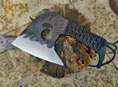 Kitchen Axe Unique Viking Style engrave by Di'Casteel