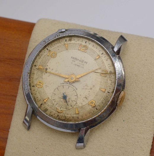 Vintage Gents Manier De Luxe 7 Jewels Watch