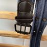 boys belt Abercrombie navy with leather 46cm Image 4