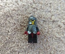 Knights Kingdom II - Shadow Knight, Speckle Black-Silver Armor and Helmet