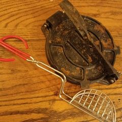 Tortilla Press and Tongs