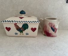 Eden Pottery - Butterdish & Jug