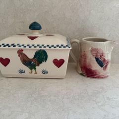 Eden Pottery - Butterdish & Jug