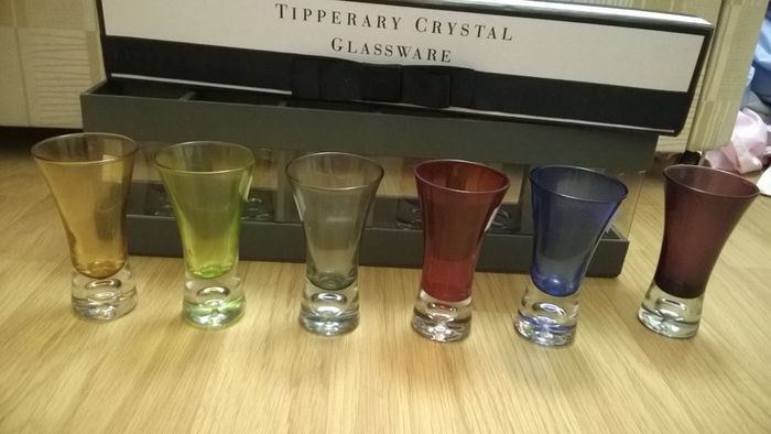 Tipperary crystal shot glass set