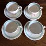 Alfred Meakin 1950s Harvest Bouquet 4 Cups and Saucers Image 3