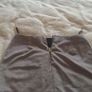 Grey Fake Suede Skirt Image 2