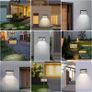 Solar Address Sign, House Numbers for Outside Light Up, 3 Colors Waterproof LED Illuminated Numbers With Stake, Wall Mounted/In Ground Plaque for House Image 5