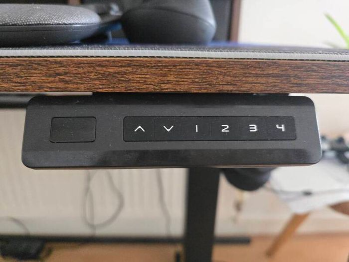 Height Adjustable Electric Standing Desk with Double Drawer, 100/60cm