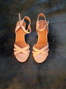 Ivory sandals size 5