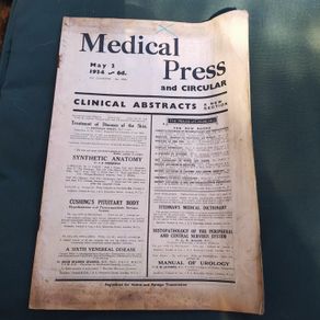 Medical Press & Circular,1934