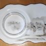 Vintage Japanese eggshell porcelain teacup with saucer, Geisha pattern Image 3