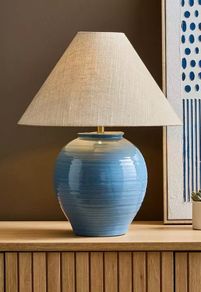 Brand new linen lampshade