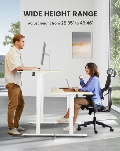 Electric Standing Desk Height Adjustable 120 x 60 cm