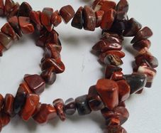 Red Jasper, Poppy Jasper, semi-precious stone necklace