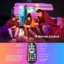 LED Strip Lights 40M Music Sync Color Changing RGB LED Strip with Remote & App Control, Built-in Mic, RGB Rope Lights [Energy Class A+] Image 2