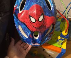 spiderman bike helmet