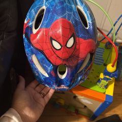spiderman bike helmet