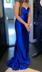 Royal Blue Debs Dress Size 8