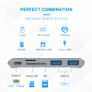 Rocketek Mini Doc Combo USB 3.0 Hub & SD/TF Card Reader Aluminum Alloy (Brand New/Warranty) Image 3