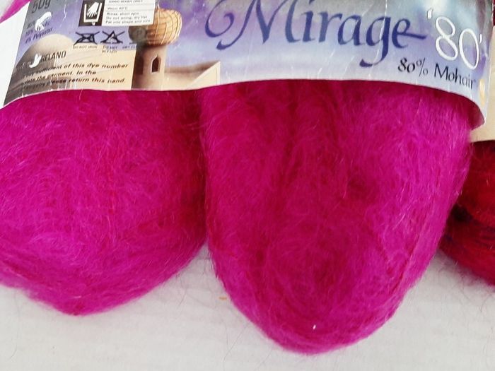 Mohair wool knitting crochet crafts