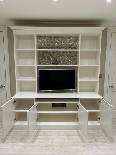 TV Cabinet with shelving and cupboards