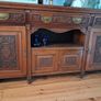 Carved wood sideboard. Image 3