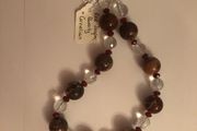 Red jasper, Quartz &amp; Carnelian necklace