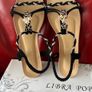SANDALS. Libra Pop brand- Embellished With Black, Gold & Silver charms. Ultra Comfortable. Size Uk 6 Eu 39 Purchased In Toulouse. Brand New In Box. Image 9