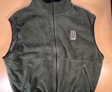 Timberland Green Gilet Fleece Mens XL Walking Gear - Zip Pockets - Sleeveless