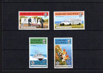 1977 Guernsey St John Ambulance 1877-1977 Commemorative Stamps Mint Never Hinged (MNH)